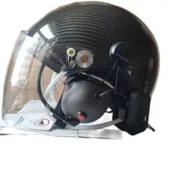 Bluetooth Paragliding Helmet, Powered Paragliding Helmet, EN966, BT-CR-GD-C03, Black, White, Red Color