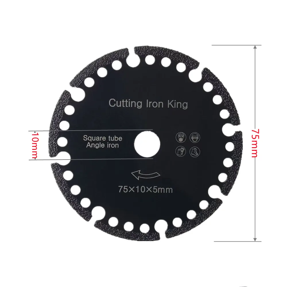 Enhanced Diamond Cutting Wheel - 3-Inch, Ideal for Steel and Iron Cutting