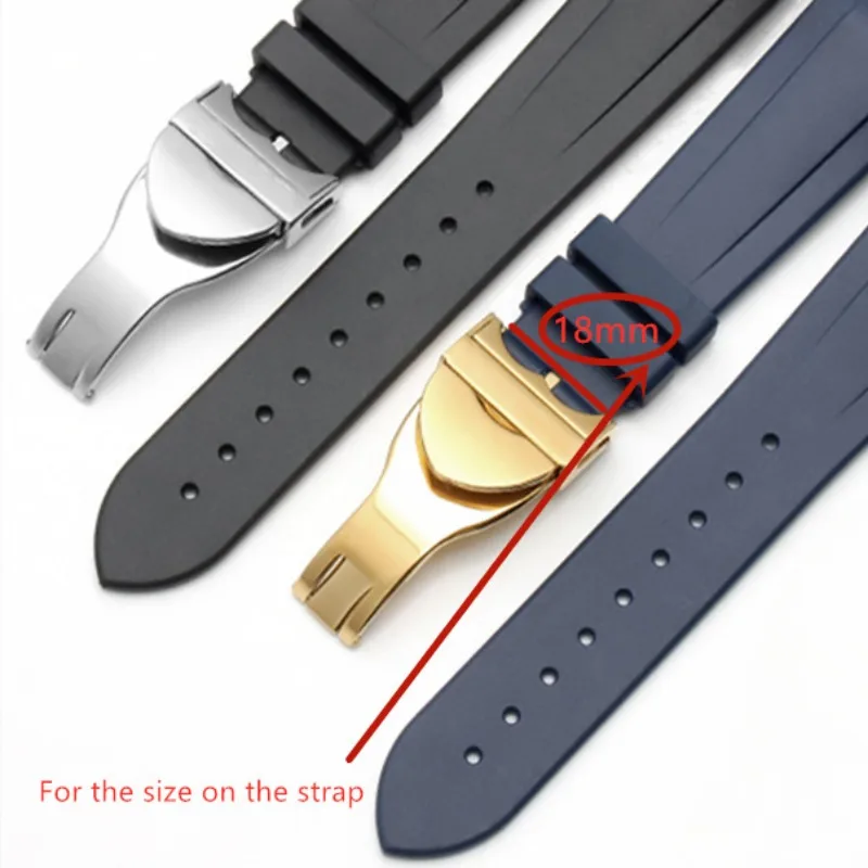 Watch Buckle Clasp Watch Buckle for Tudor Rubber Strap 18mm