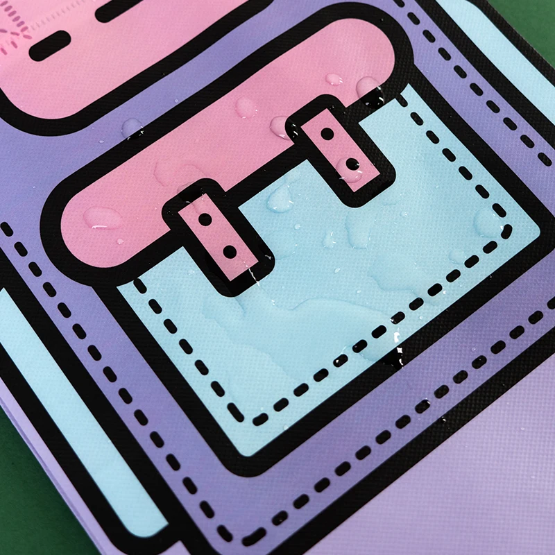 StoBag Vliesbeutel für Schüler, hochwertig, faltbar, umweltfreundlich, Aufbewahrung, Verpackung, Buch, Kleidung, Schüler, Schulgerät, Verpackungsbeutel – Detail 13
