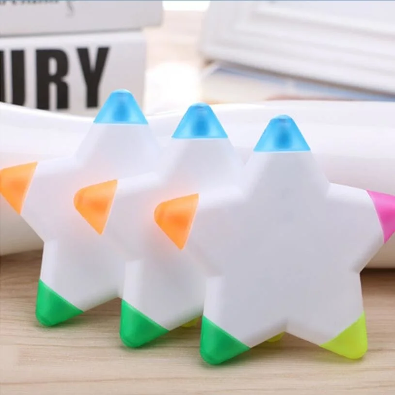 5 Colors/pcs Highlighter Pen Marker Pens For School Student Gift Stationery graffiti paint highlighter marker highlighter pen marker pen