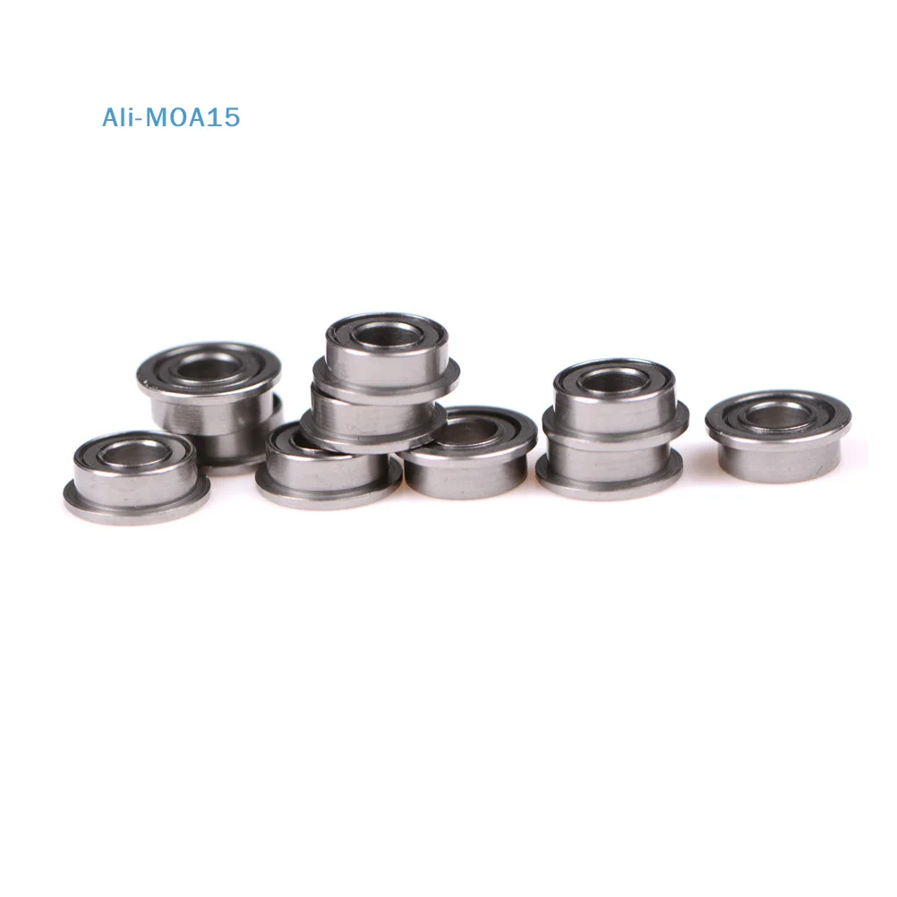 Mini Metal Double Shielded Flanged Ball Bearings 3mmX6mmX2.5mm 10 Pcs ball bearings,metal shielded ball bearings