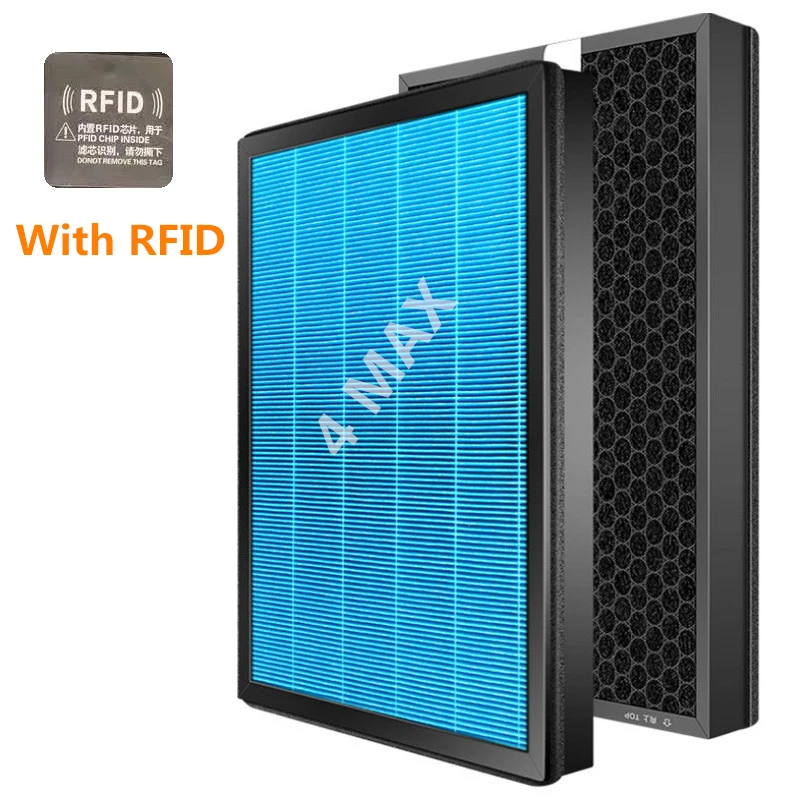 Per Xiaomi Mijia Purificatore D'Aria 4 Max Filtro Hepa Filtro A Carbone Attivo Filtro Aria Mijia 4Max Con Identificazione Automatica Rfid