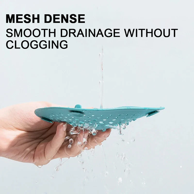 Sink Filter Shower Drain Catcher Hair Drain Catcher Sink Strainer Hair Drain Filter Floor Drain Filter Floor Drain Hair Filter Floor Drain Hair Catcher Drain Hair Catcher Hair Filter Sink Anti-blocking Strainer Bathtub Shower Floor Drain Stopper Silicone Kitchen Deodorant Plug Bathroom Accessories