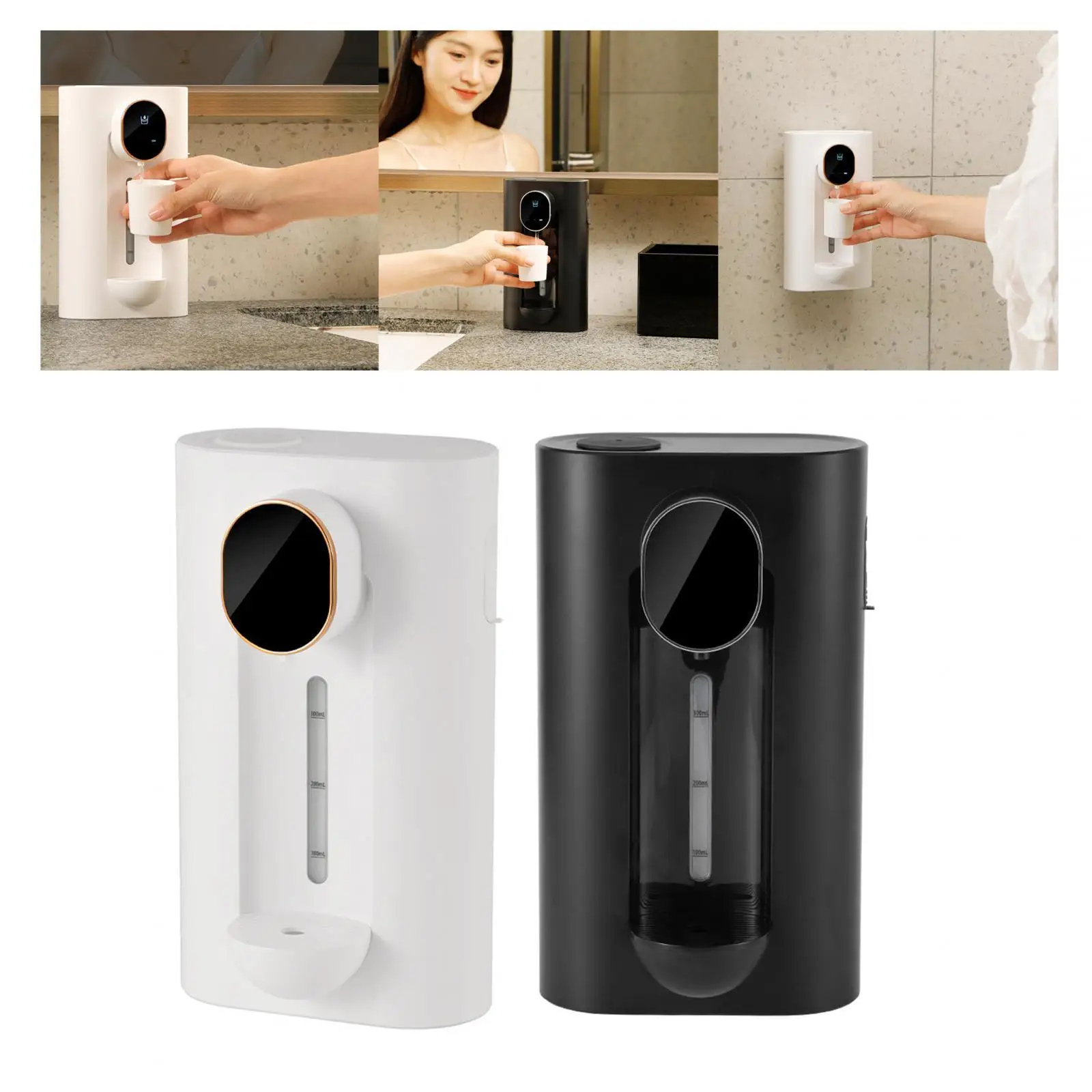 Touchless Automatic Mouthwash Dispenser 3 Levels Adjustable 540ml Mouth Wash Dispenser for Cafe Kitchen Hotel Restroom Bathroom 6