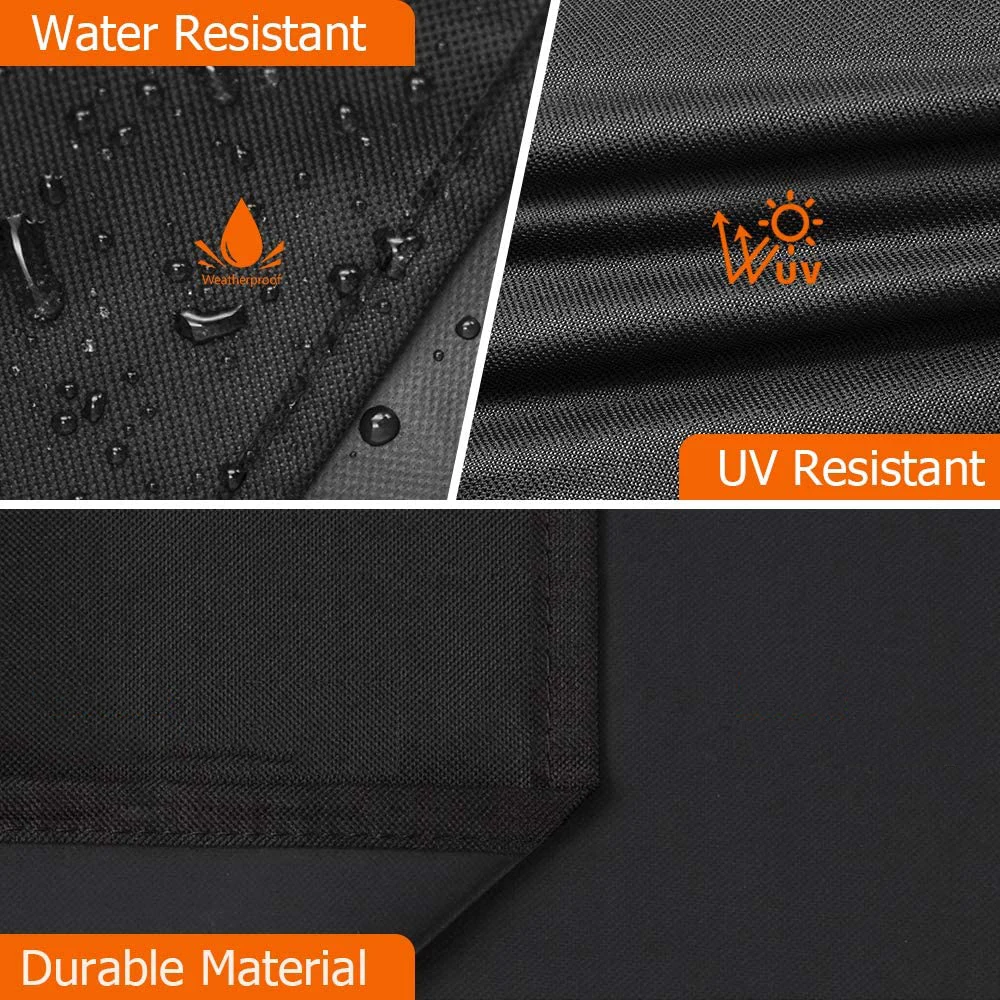 BBQ Cover Outdoor Dustproof Waterproof Oxford Cloth Multifunctional DustproofRainproof Outdoor Barbecue Stove Cover Circular grill cover