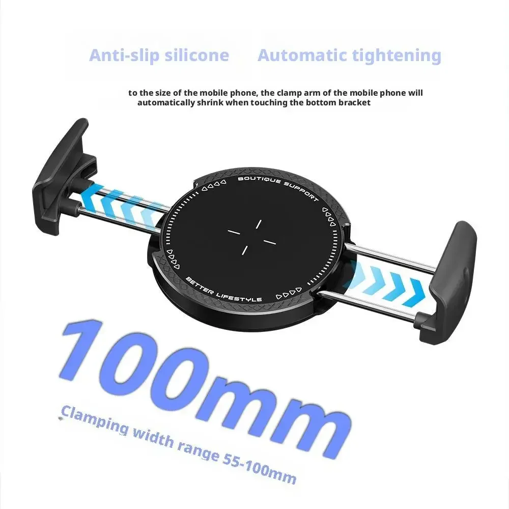 Magnetic Car Phone Holder with Auto-Tightening & Anti-Slip Features for Dashboard and Air Vent