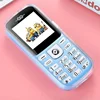 Mini Cartoon Mobile Phone 1.44" 2G GSM Dual SIM MP3 Magic Telphone NO Camera Flashlight 2600MAH Lady Student Card CellPhone 4