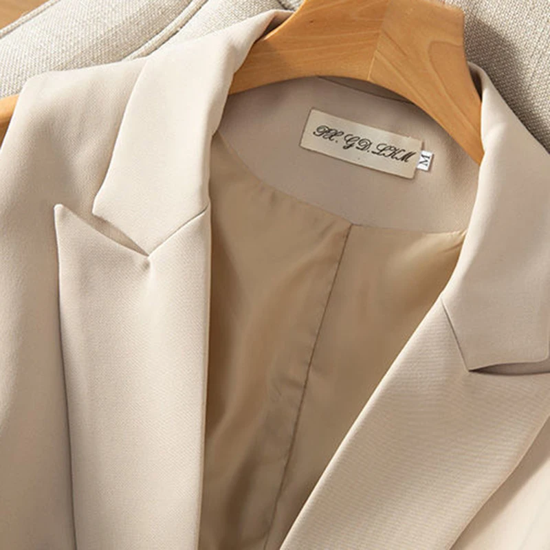 Spring Summer Double Breasted Suit Vest Women Solid Colors Sleeveless Korean Vest Streetwear Ladie Business Designer Jacket Coat