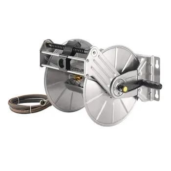 Giraffe Tools Stainless Steel Garden Hose Reel 1