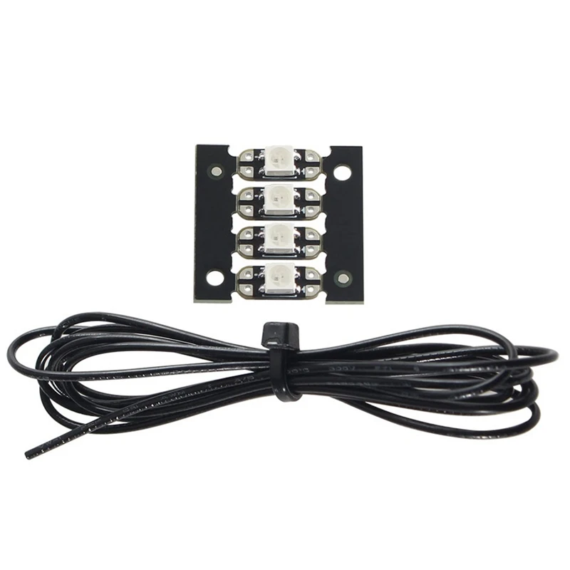 

Блестки RGB Neopixel с RGB WS2812 3535, яркий RGB светодиодный и 1 м 26AWG PTFE провод для Voron Mini SB экструдер, прочный и простой в использовании