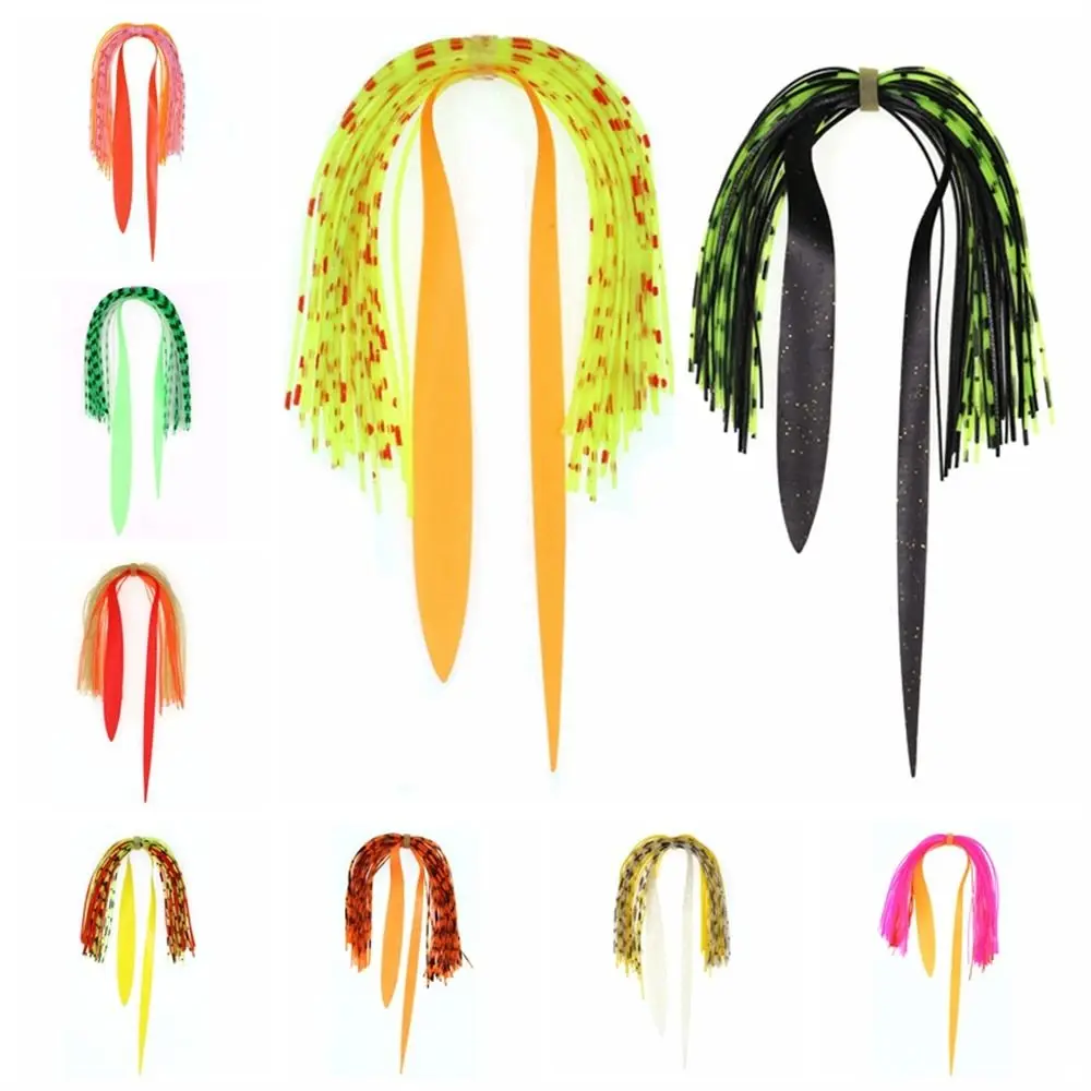 

40 нитей, силиконовая юбка, прицеп, разноцветная завязывающая нахлыстом приманка, юбка, искусственная шелковая юбка, материал для завязывания, осьминог