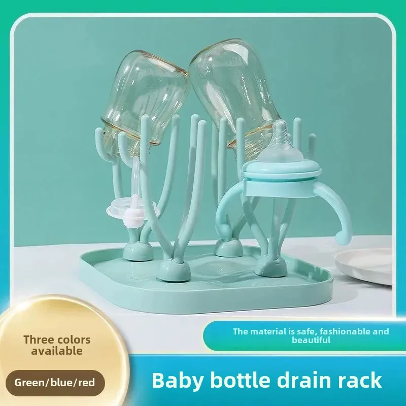 Baby Bottle Drying Rack Children's Large And Small Storage Shelf Water Draining Baby Feeding Bottle Holder Infant Supplies