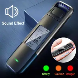 Testeur d'haleine à base d'alcool, Portable, sans Contact, analyseur d'haleine, détecteur, analyseur de conduite en état d'ivresse 