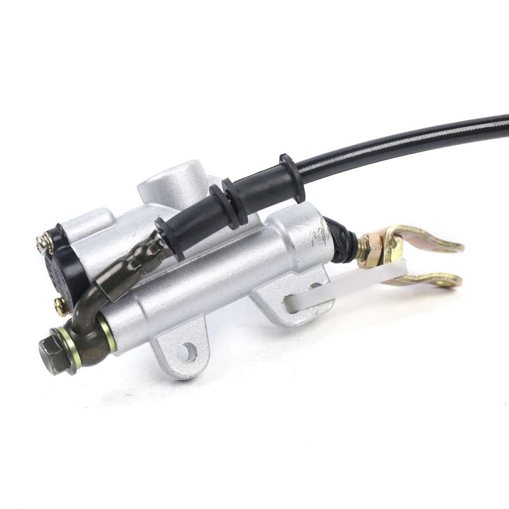 Go Kart Rear Axle Complete Assembly + Brake Master Cylinder + Pair of Pillow Blocks Kit 740mm for 50cc 70cc Mini Quads ATV Buggy