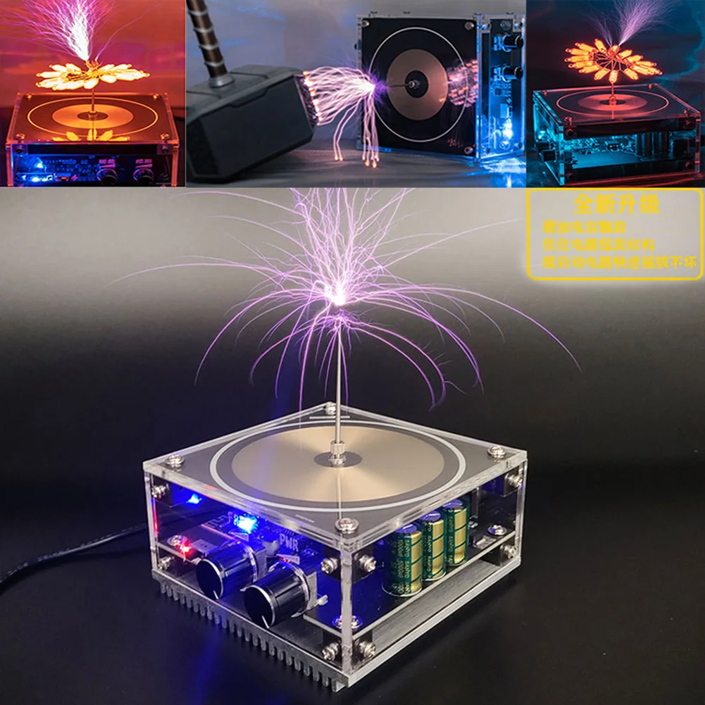 LJBOZ Bobine Musique Bluetooth, Mini Musique Tesla Bobine, Kit Musique Bobine  Tesla, Bobine Tesla Plasma Haut-Parleur, DIY Coil Kit Foudre Artificielle  Jouet Scientifique Experiment 10,6x10,6x6,1cm : : Jouets