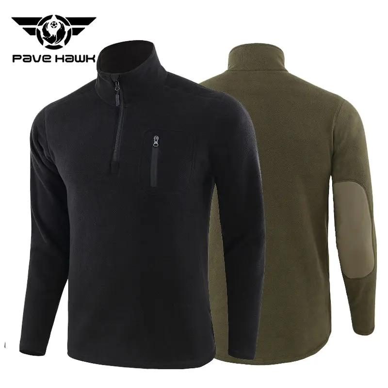 

Мужская Уличная флисовая куртка, теплая куртка на молнии с воротником-стойкой, тактический Камуфляжный ветрозащитный пуловер, Осень-зима 1/3