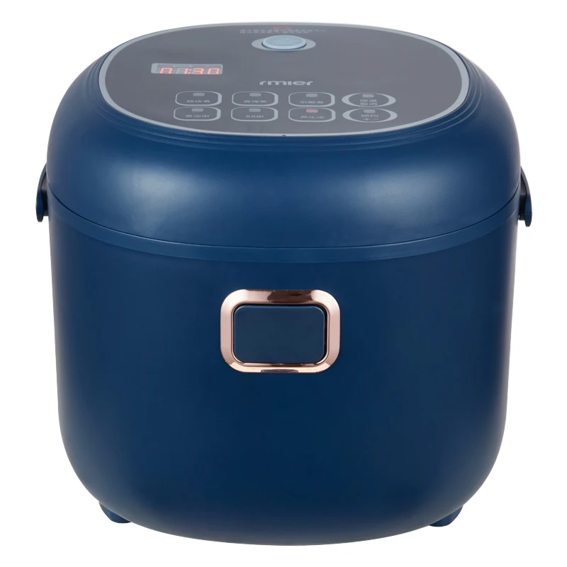 Arier Mini Rice Cooker 2L 12-24V 220V Car Truck Home Dual Use Multifunction Appliance  for Camping Blue English Menu 2