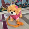 Robot Dog Interactive Dog Electronic Toys Plush Puppy Pet Walk Bark Leash Teddy Toys For Children Birthday Gifts 3
