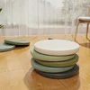 Round Cushion Leather Memory Foam Non-slip Dining Chair Cushion Bar Stool Cushion Deck Bay Window Futon Tatami Soft Cushion 1