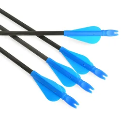 Red/Blue Color Plastic Nock Tail 8mm integrated Nock Tail Arrow feather Bow and Arrow Archery Equipment Used on 8mm Arrow Shaft