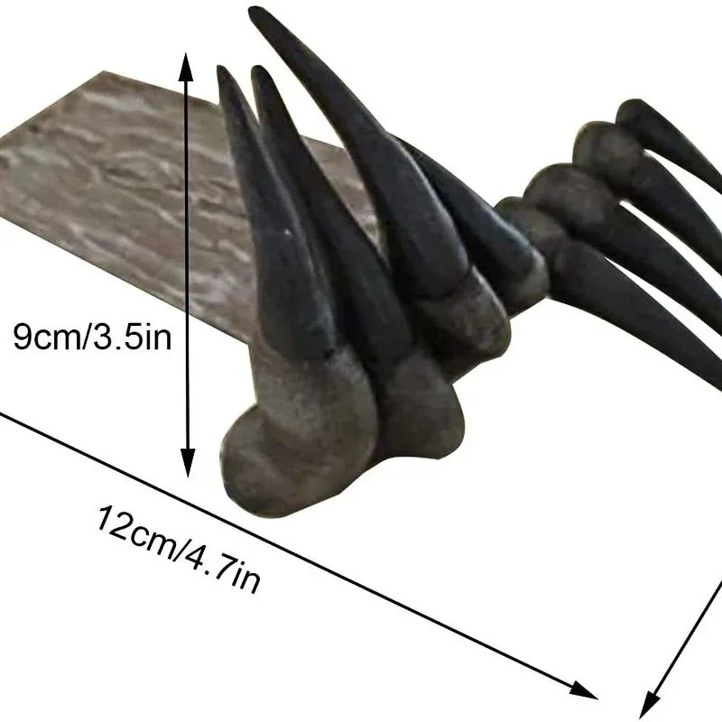 1pcs Creative Hand of The Devil Halloween Horror Movie Bookmark Resin Crafts Desktop Decoration Office School Supplies Gift