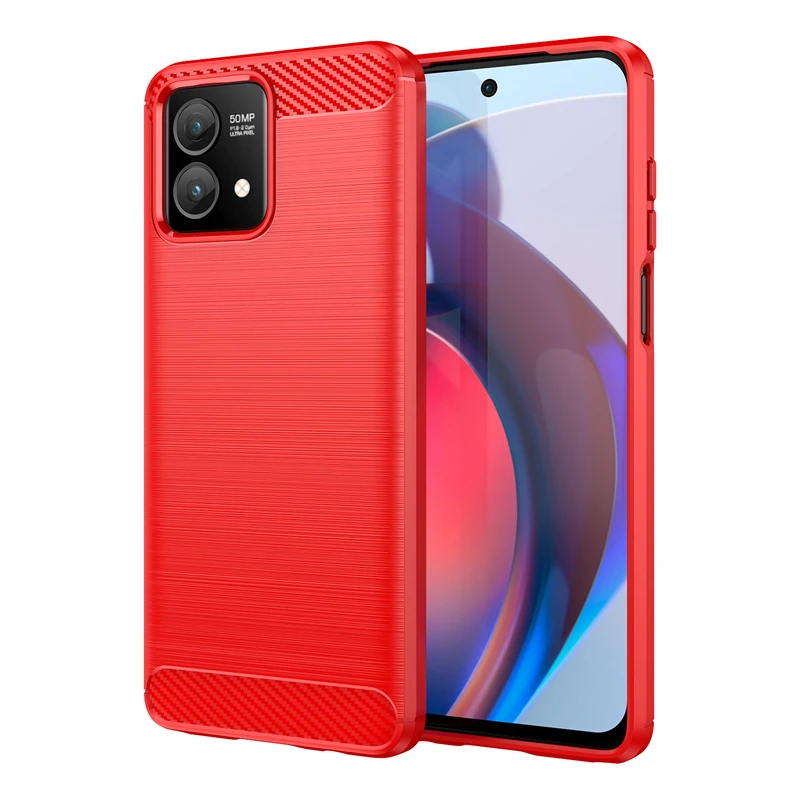 Silicon Carbon Fiber Protective Case Cover