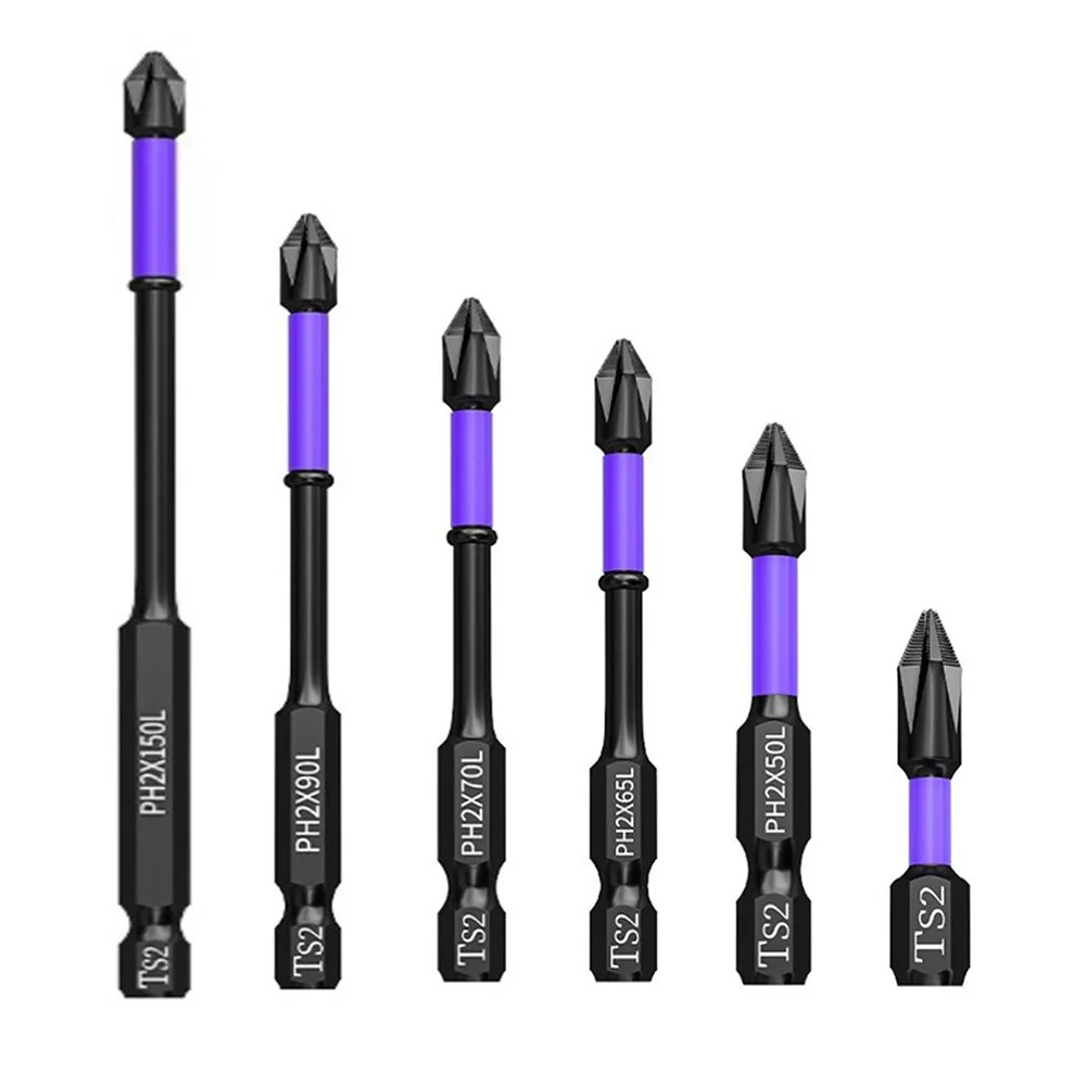 

10/20pcs Anti-shock Batch Head Cross Screwdriver Head Magnetic Electric Drill PH2 Magnetic Batch Head Hardness Impact Drill Bit