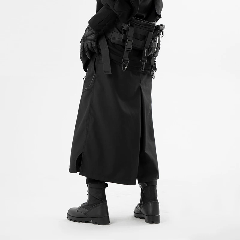 11 BYBB'S DARK Functional Robe Skirt Pants Autumn Tactical Skirt Joggers Pant Men Outdoor Hip Hop Streetwear Trouser Y2K, casual pants,sports pants,tactical pants,casual sports pants