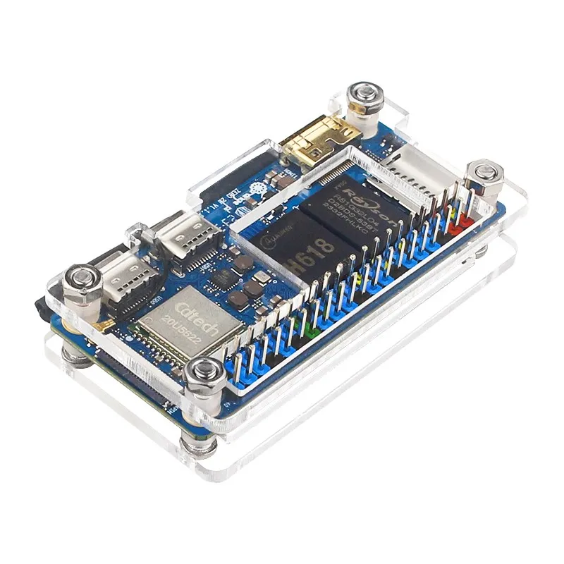 Transparent Acrylic Case with Copper Heat Sinks