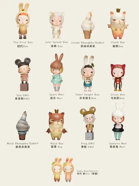 その他 Sooya Studio Bbangbba Rabbit Little Artist Rabbit Ban The transparent version is a secret