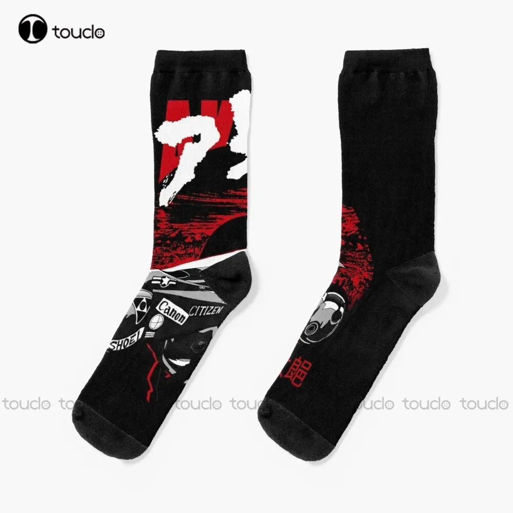 

Shotaro Kaneda - Akira Socks Funny Socks For Women Personalized Custom Unisex Adult Teen Youth Socks 360° Digital Print Cartoon