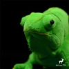 Veiled Chameleon High Fidelity Anime Cute Plushie Coloretto Plush Toys Lifelike Animals Simulation Stuffed Doll Kawai Toy Gifts 4