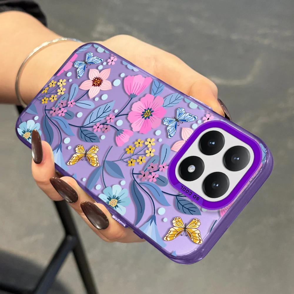 Graceful Flower Aurora Phone Case Cover