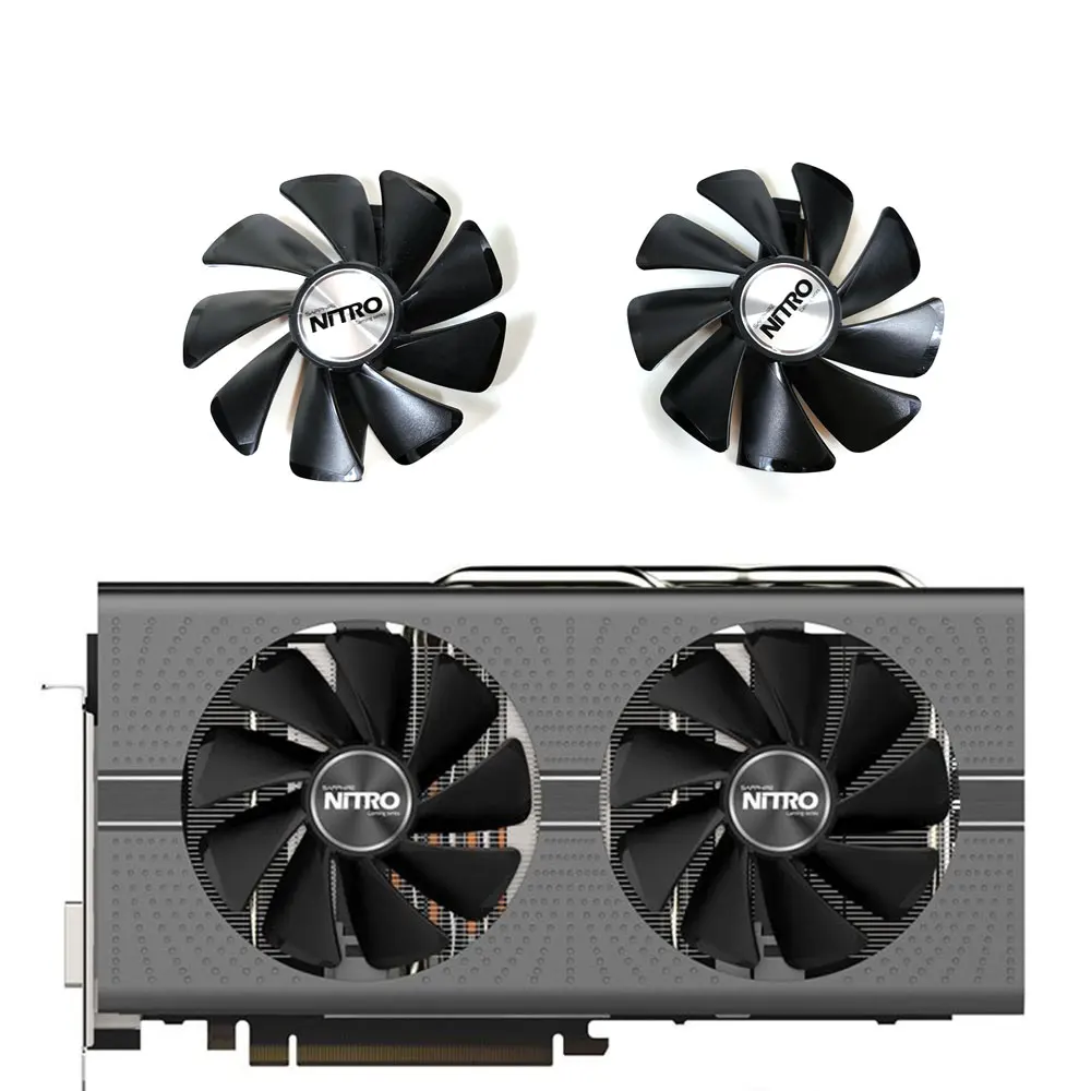 Оригинальный кулер CF1015H12D для Sapphire RX 470 480 580 570 NITRO Mining Edition RX580 RX480 игровой Вентилятор Охлаждения видеокарты
