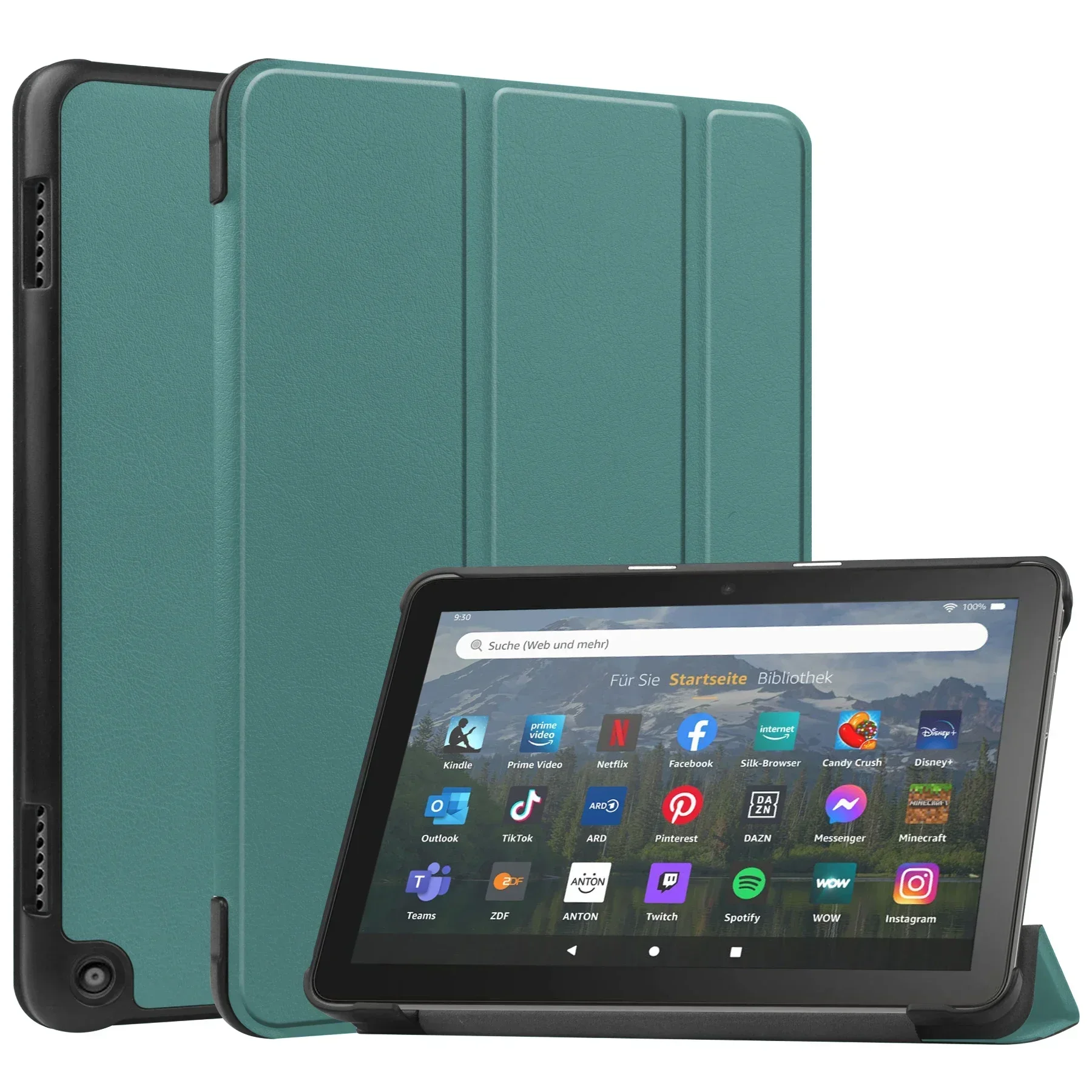 Premium Tablet Cover with Auto Sleep/Wake & Folding Stand