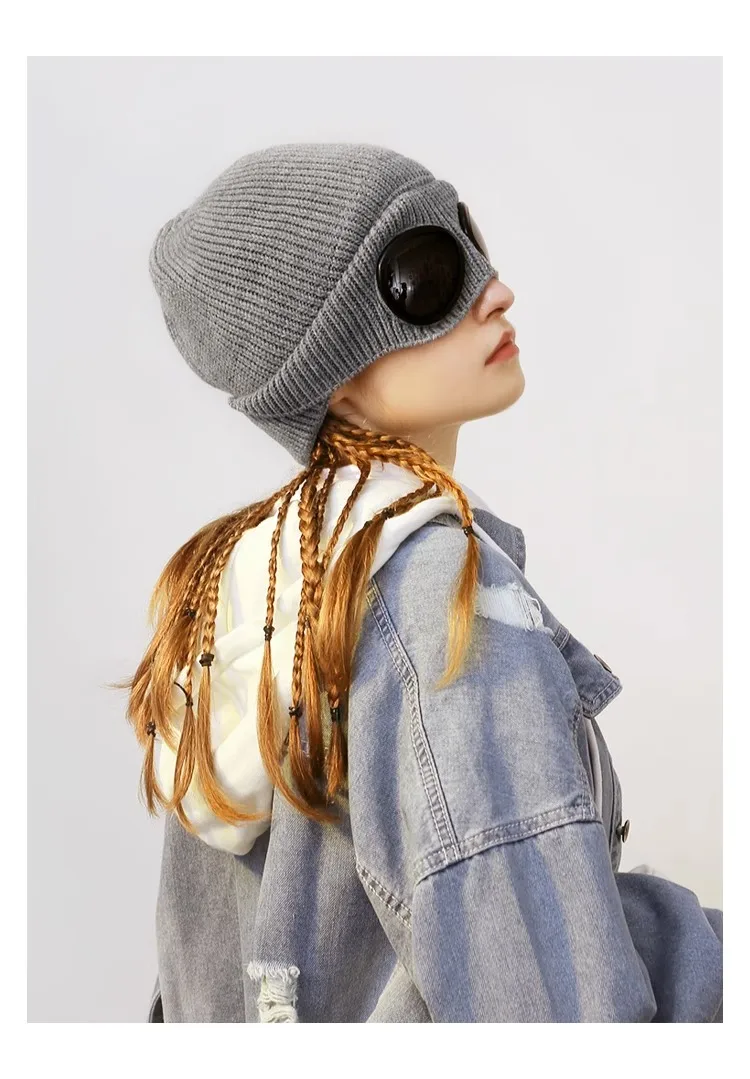 Lue med briller for menn og kvinner