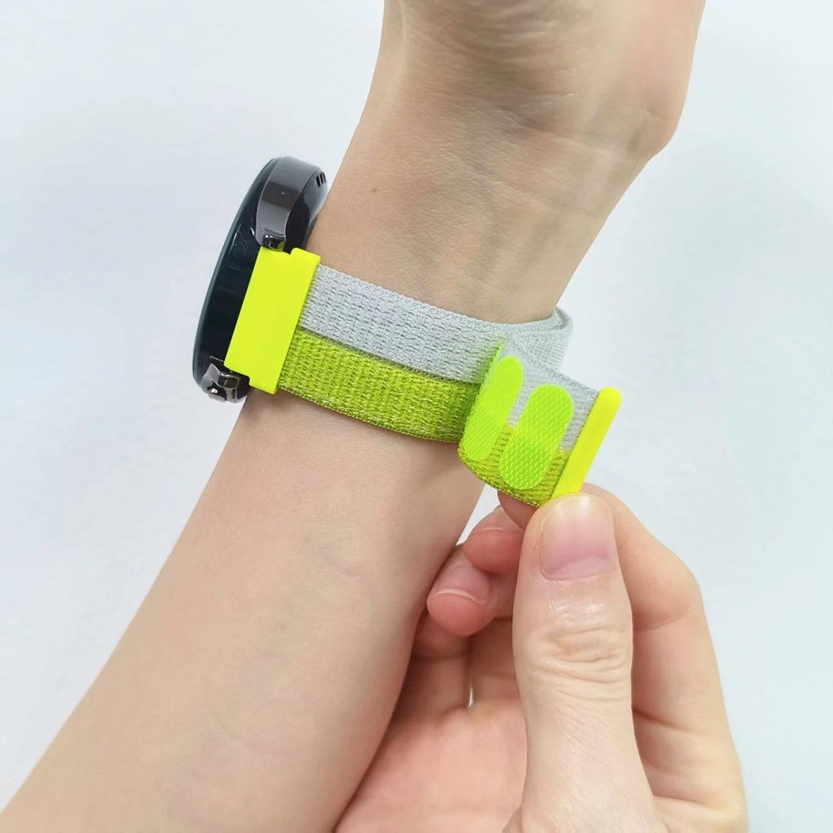 Versatile Nylon Loop Velcro Strap - 22mm/20mm  Watch Band Replacement
