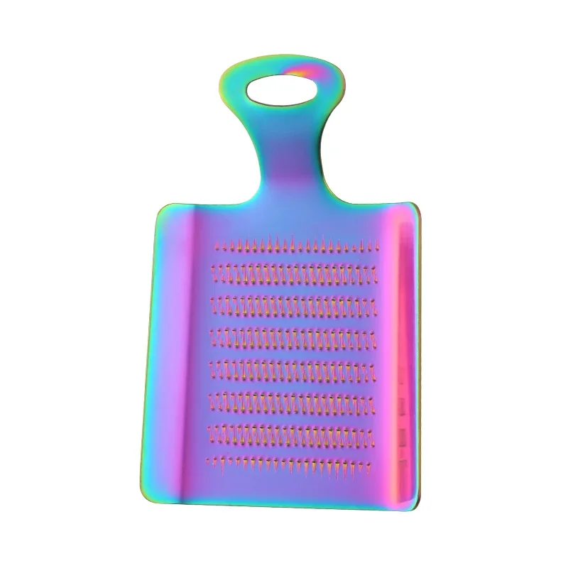 Description Picture 3 of itemStainless Steel Kitchen Tool for Grinding Ginger, Garlic, Wasabi, Fruit, and Vegetables, 1PC Grater Crusher Presser
