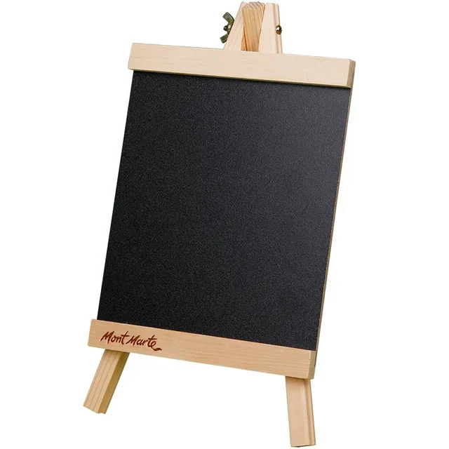 Montmartre Handwritten Blackboard Billboard Desktop Mini Vertical Drawing Board Wooden Small Blackboard Easel Display Board 5