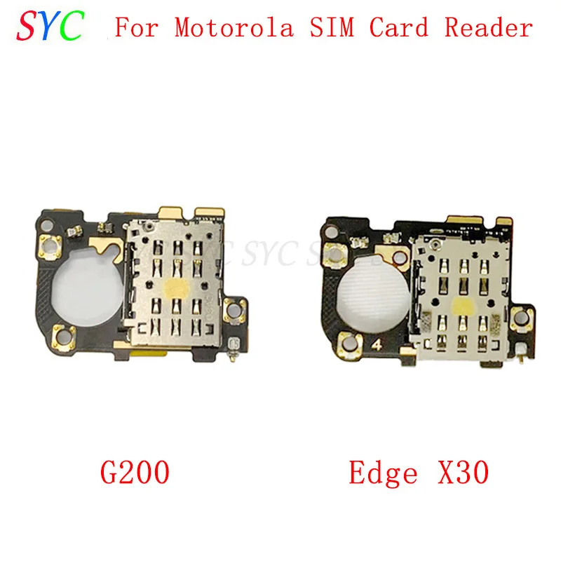 

Sim Card Reader Holder Tray Slot For Motorola Moto Edge X30 G200 5G Sim Card Reader Board Flex Cable Repair Parts