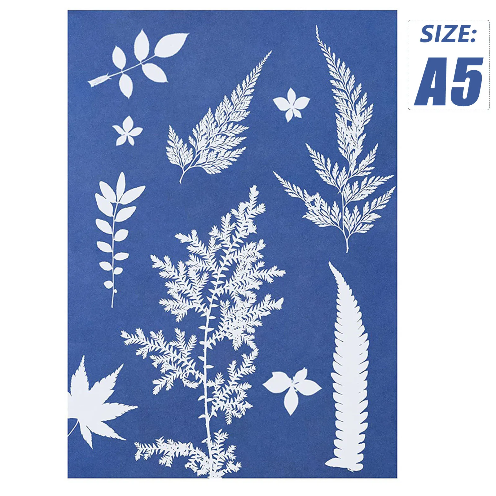 

Painting Teaching Tools Cyanotype Paper with Pad Plate Solar Activated for Kids Arts Crafts for Sun Printing Drawing Paper