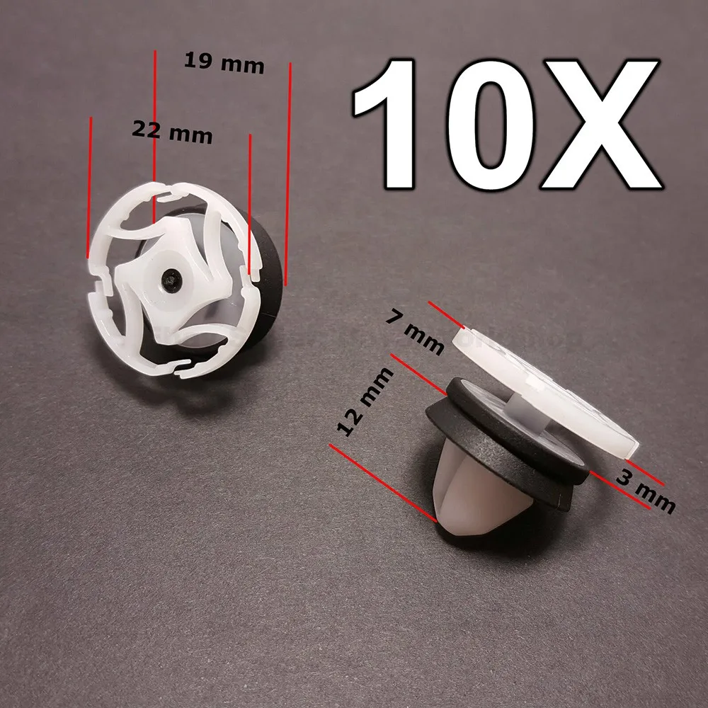 

10 X For Door Trim Mounting Clips 7703077476 Automotive Mounting Fasteners