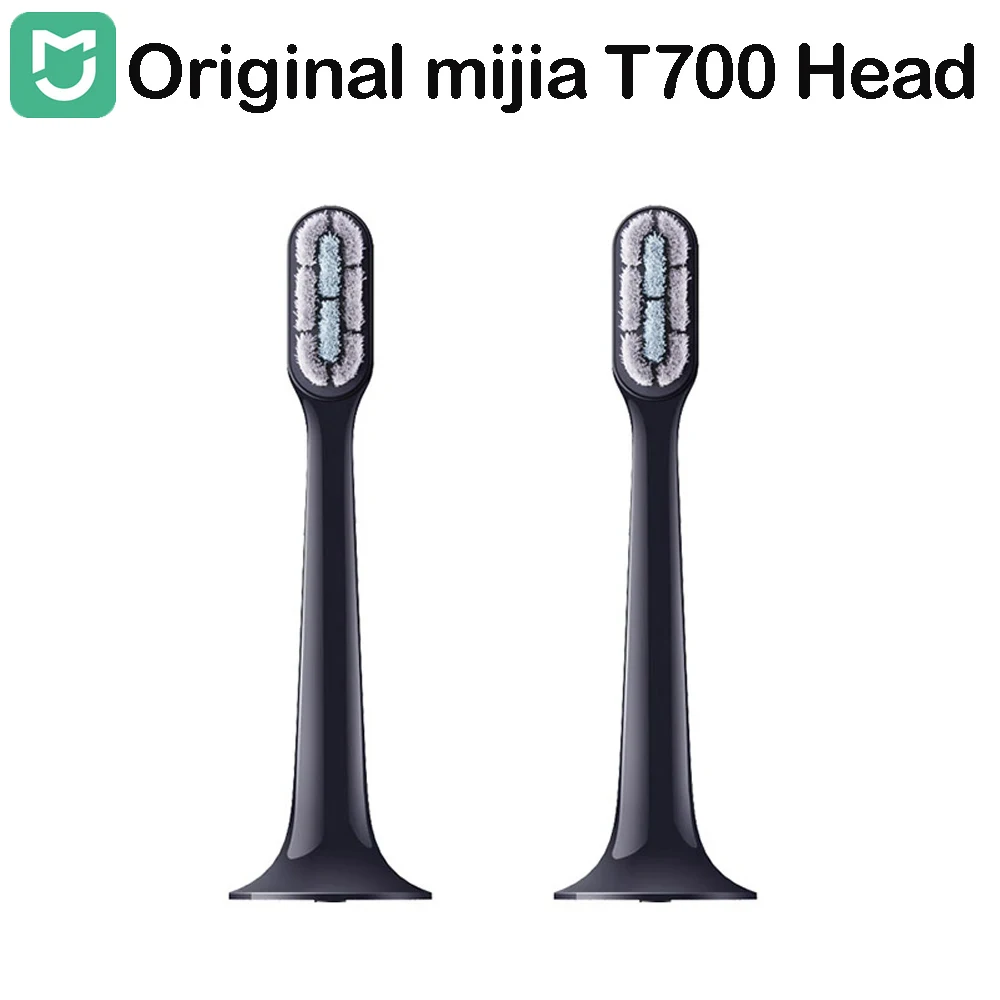 원래 Mijia 칫솔 헤드 T700 소닉 전동 칫솔 방수 소프트 건강 교체 소프트 브리스톨
