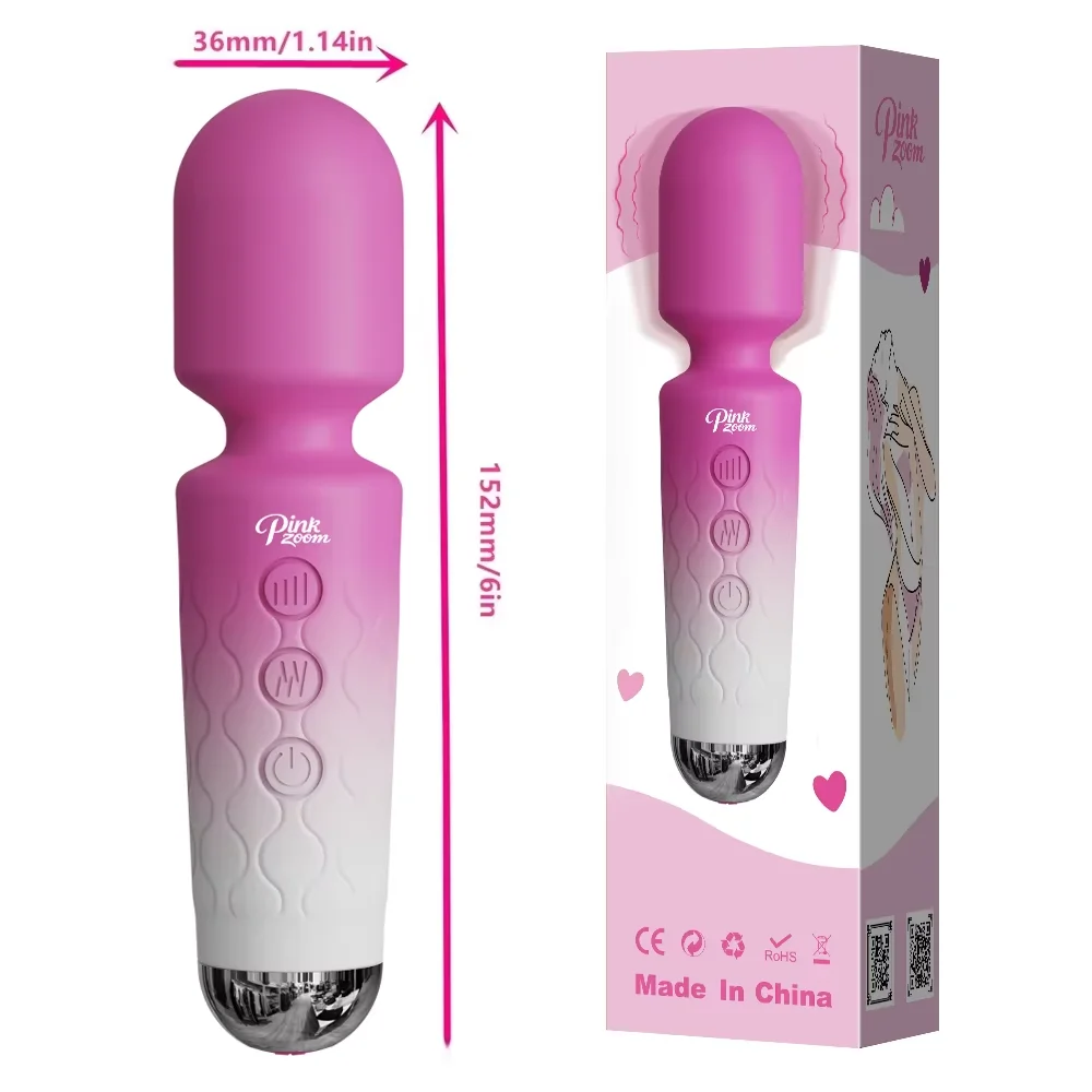 Powerful Dildos Vibrator Double-ended Wand G-Spot Massager Stimulator Anal Plug Sex Toy For Couple Clitoris Stimulator for Adult