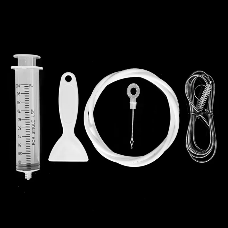 5Pcs/Set Refrigerator Drain Hole Clog Remover Dredge Cleaning Tools Fridge Hole Brush Water Outlet Cleaner for Household Clean 6