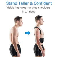 Back Posture Corrector Anti-camel Correction Belt Sitting Posture Correction Belt Back Orthopedic Adjustable Correction Belt New 2
