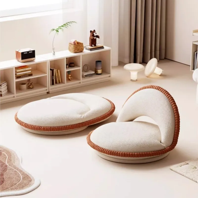 Foldable Seat Cushion X&D Lazy Bed Sofa Bay Window Backrest Tatami Living Room Balcony Single Seat Cushion Bedroom Foldable Seat