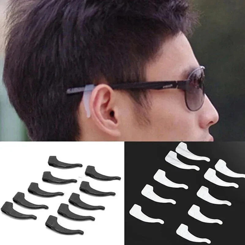 5 Pairs/lot Glasses Anti Slip Sleeve Silicone Ear Hook Fixation for Eyeglasses Sunglasses Anti Fall Hook Slip Sleeve