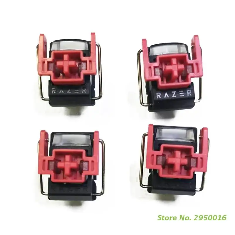 Slient Forro Vermelho Interruptor Quente-swappable Faça Você Mesmo Clicky Interruptores Ópticos Lineares para Razer Huntsman Elite Teclado Mecânico Peças v2 - Imagem 6